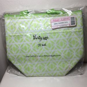 31 Thirty-one Sm Thermal Tote Garden Lattice NIP